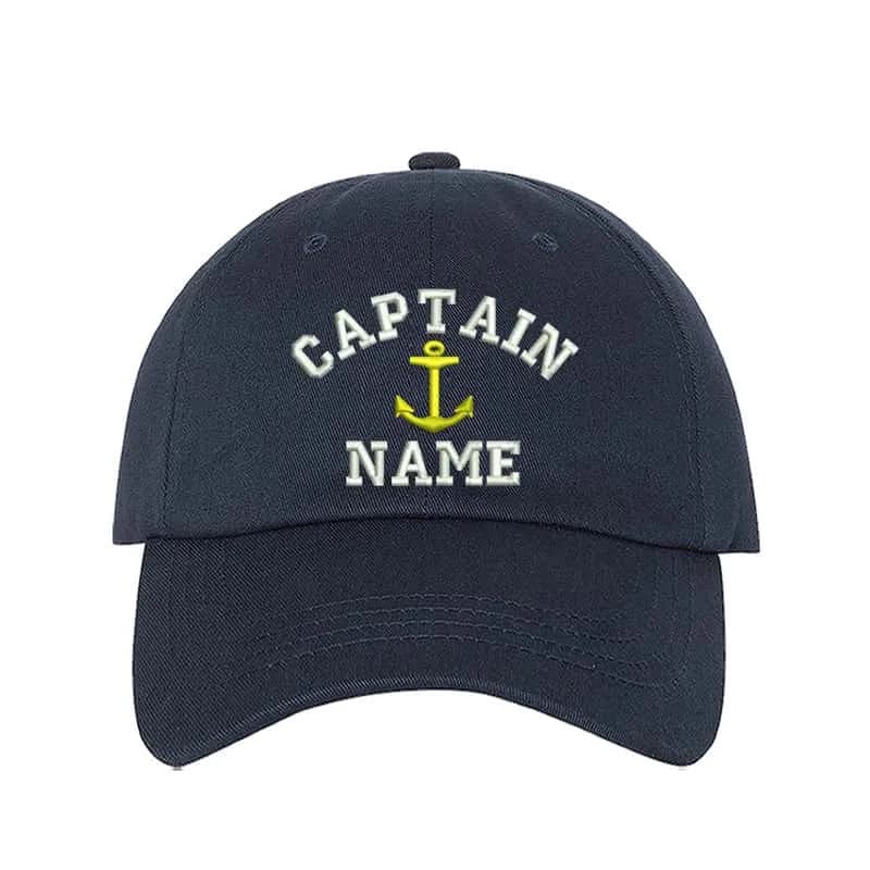 Captain Name Personlized Hat