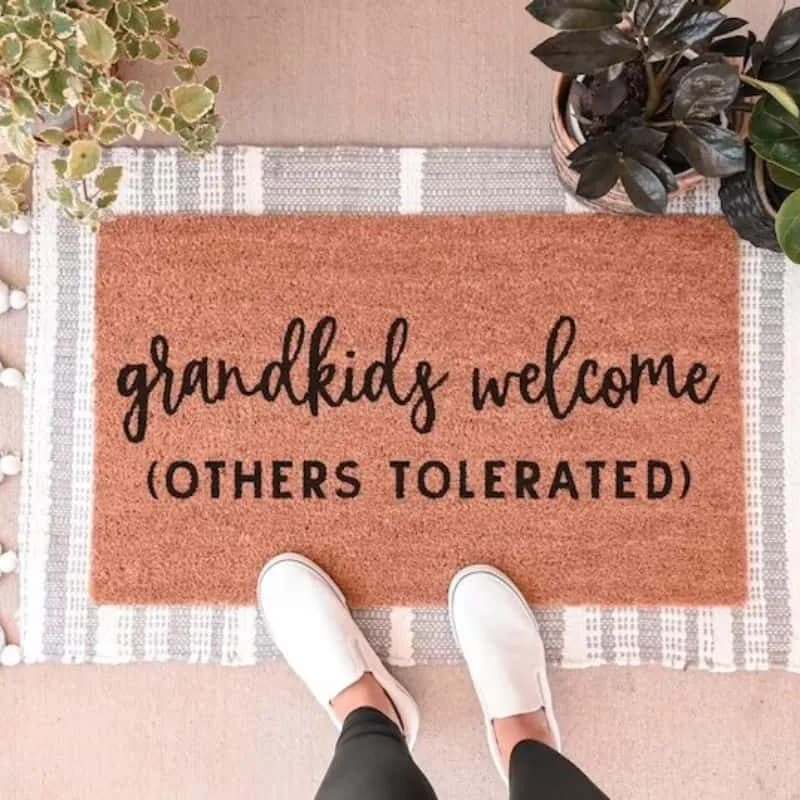 Grandparents Welcome Doormat Gift