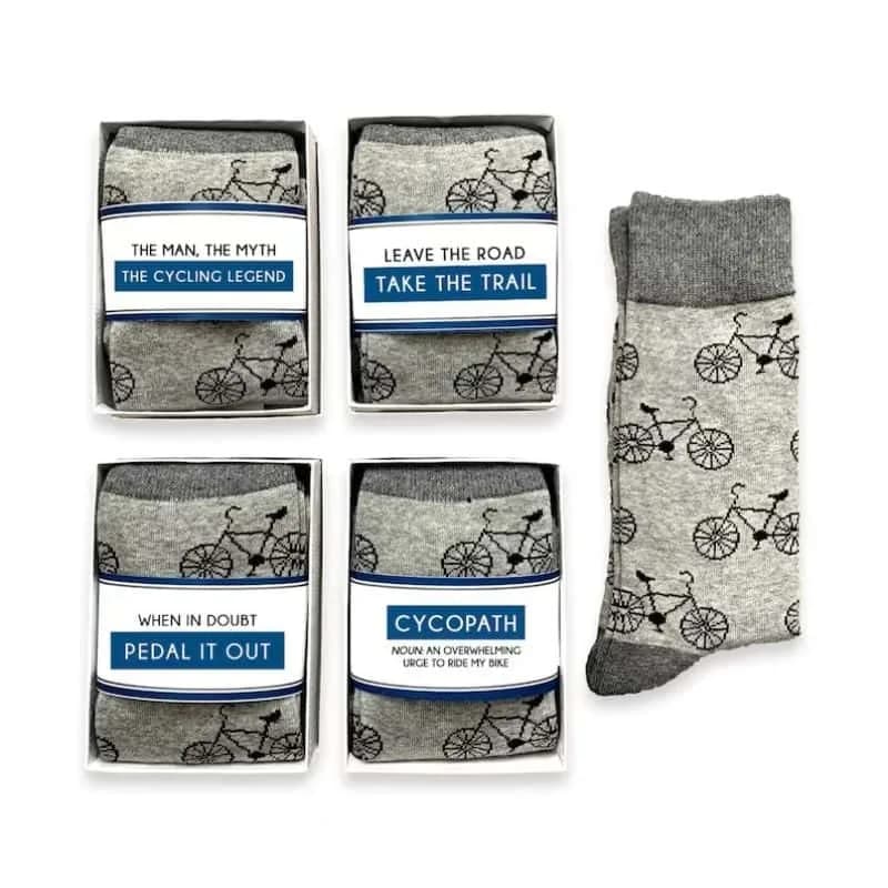 Novelty Mountain Biking Socks Gift