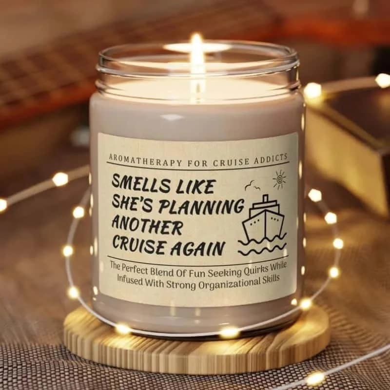 Cruise Planner Travel Candle