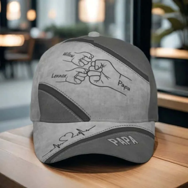 Personalized Dad Fist Bump Cap