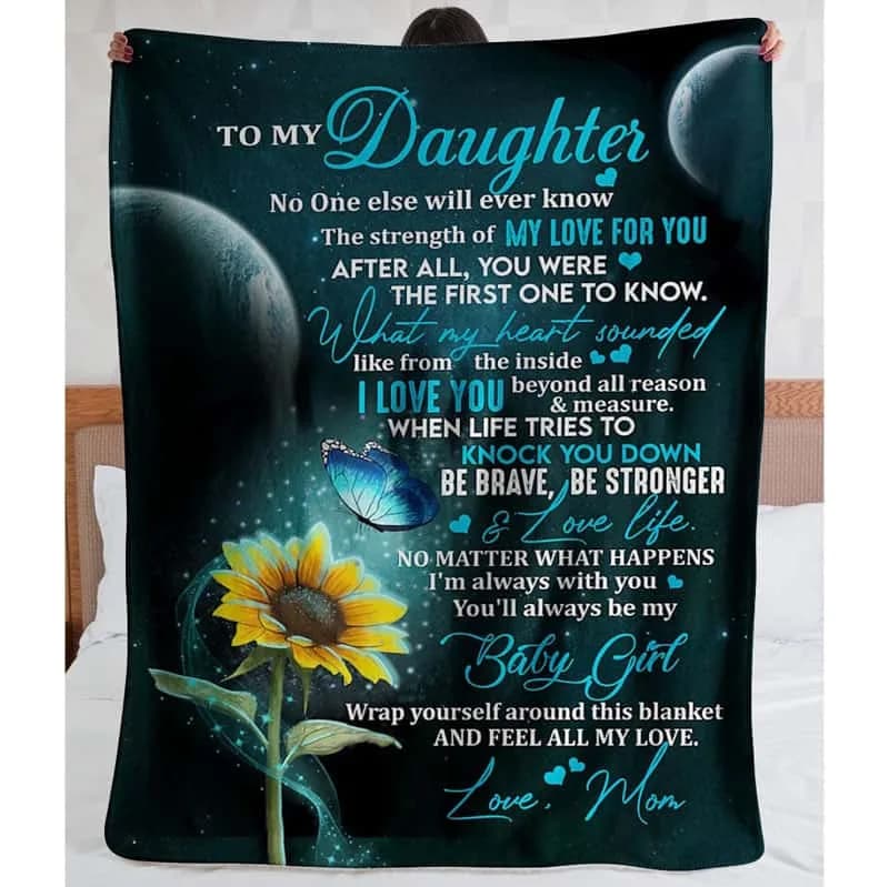 To my Daughter Blanket