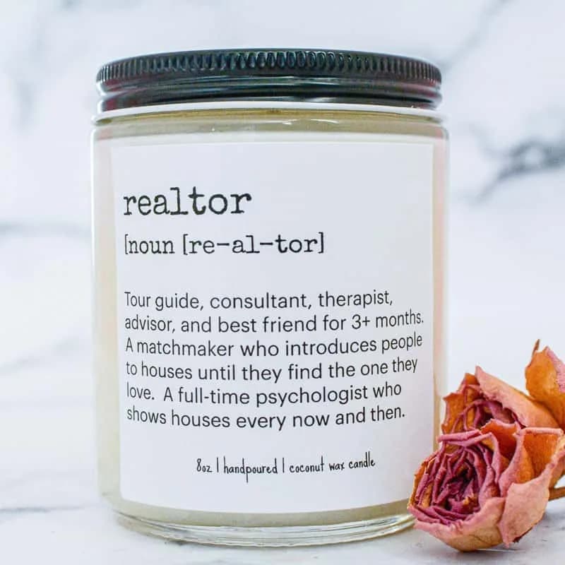 Realtor Definition Candle