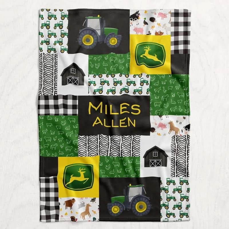 Tractor Kids Blanket