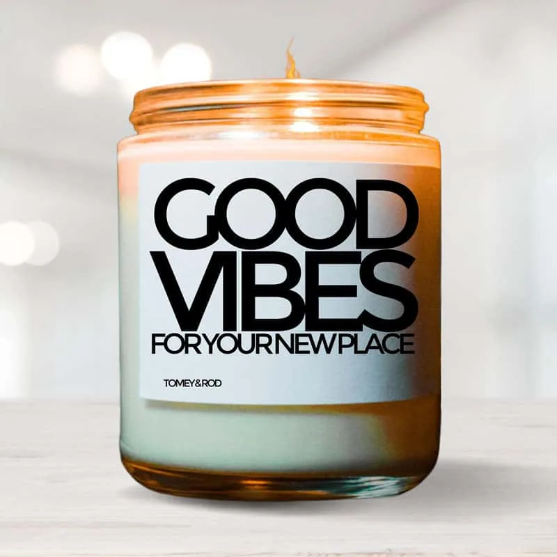 Good Vibes New Place Candle