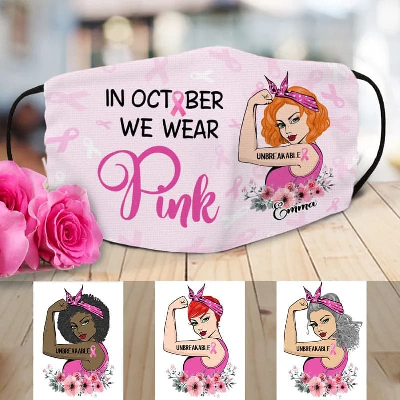 October Pink Mask